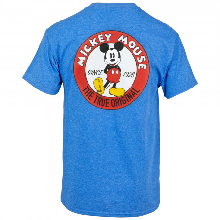 Disney Mickey Mouse Since 1928 The True Original Front & Back Print T-Shirt